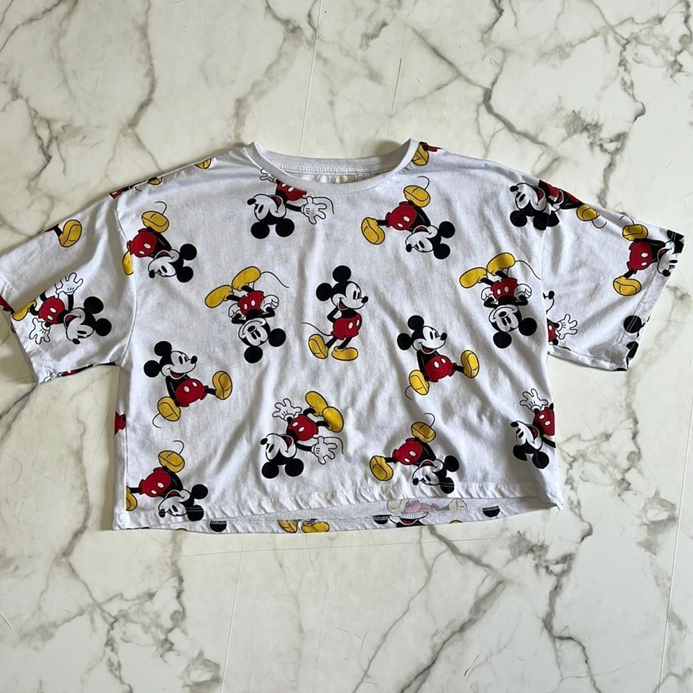 Mickey Mouse Cropped T-shirt